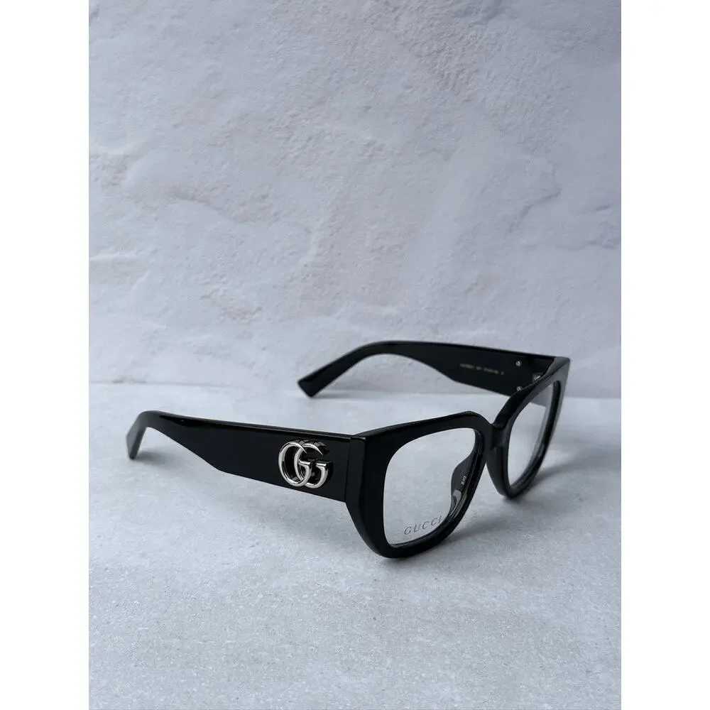 NEW Gucci GG1952O Black Thick Rim Eyeglasses Frames $515